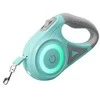 Rojeco Dog automatinis pavadėlis LED 5 m (žalias)