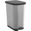 ROTHO Ribo Sidabrinis - pedal bin – 35l