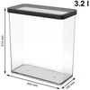 rotho Gyvūnų Skanėstų Dėžutė - 3.2L LOFT Skaidri/Juoda