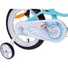 RoyalBaby žavus dviratis 14" Little Swan juostelės krepšelio šoniniai ratai RB14-18
