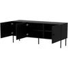 Cama Meble RTV 3D cabinet PALAZZO BIS 151x40x60 juodas matt
