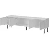 Laikiklis Cama Meble TV Spintelė - ABI 200x38x62 Balta Matinė