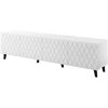 Laikiklis Cama Meble Televizoriaus Stovas - Asti 200x42x52 Baltas Matinis