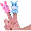 Jokomisiada Rubber finger puppets FARM animals - set of 5 ZA5600 figures