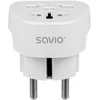 Savio AP-06 maitinimo adapteris/keitiklis Universalus 3750 W Baltas