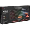 Savio ASTRAL Juodas JADE 3 COLOURS klaviatūra Gaming USB QWERTY US International