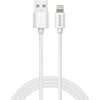 Savio CL-193 USB kabelis USB 2.0 2 m USB A USB C/Lightning Baltas