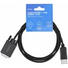 Savio Cl-203 1.8 m DisplayPort VGA (D-Sub) Juodas