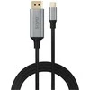 Savio CL-208 USB cable USB 3.2 Gen 1 (3.1 Gen 1) 2 m USB C Juodas, Pilkas