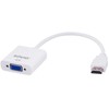 Savio CL-27B vaizdo kabelio adapteris 0,1 m HDMI Type A (Standartinis) VGA (D-Sub) Baltas