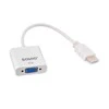 SAVIO HDMI (M) - VGA (F) ADAPTERIS Baltas CL-201