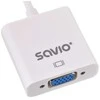 SAVIO HDMI (M) - VGA (F) ADAPTERIS Baltas CL-201