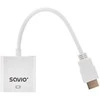 SAVIO HDMI (M) - VGA (F) ADAPTERIS Baltas CL-201