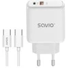 Savio LA-13 mobile device charger Universal Baltas AC Fast charging Indoor