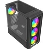 Savio Noctis Glass RGB Cube Juodas