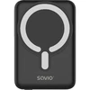 Savio POWERBANK BA-12 10000 mAh, juodas, magnetic