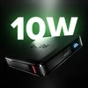 SBS HD 10W 5000mAh USB-C Power Bank with LCD Ekranas - Juodas