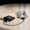 SBS HD 10W 5000mAh USB-C Power Bank with LCD Ekranas - Juodas
