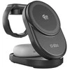 SBS Qi2.2 25W Inductive 3-in-1 Foldable Charging Station with MFI Certificate - Juodas