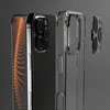 SBS komplektas su D3O technologijos skirtuku „iPhone 16 Pro Max“ – dėklas + stiklinis ekrano ir kameros apsauginis dėklas – skaidrus