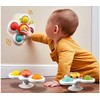 Jokomisiada sensorinis vonios žaislas „Fidget Spinner“ su siurbtuku, 3 vnt., ZA5340