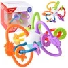 Jokomisiada Sensory teether for a baby rattle ZA4309
