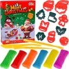 Jokomisiada Set of clay + Christmas themed molds ZA5764