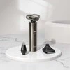 Shaving set 3in1 Hoco HP36 metal pilka