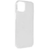 Oem Originalus „iPhone 15 PLUS“ dėklas, blizgus sidabrinis