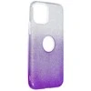Forcell OEM dėklas, skirtas iPhone 11 PRO, blizgantis permatomas violetinis