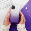 Forcell Originalus iPhone 7 PLUS / 8 PLUS dėklas, blizgantis permatomas violetinis