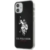 Us Polo Assn US Polo USHCP12STPUHRBK Apple iPhone 12 mini 5,4" telefono dėklas juodos spalvos Shiny Big Logo