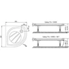 Shower tray Ravak Elipso Pro. 90 mm x 90 mm