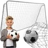 Trizando metalo futbolo vartų tinklelis