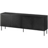 Cama Meble SIENA komoda 200x40x75 matinis juodas