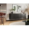 Cama Meble SIENA komoda 200x40x75 matinis juodas