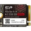Silicon Power SSD | UD90 2230 | 1000 GB | Solid-state drive sąsaja PCIe Gen 4x4 | Skaitymo greitis 4900 MB/s | Rašymo greitis 3200 MB/s