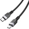 Silicone Cable USB C to USB C Hoco 3A 60W 3 m X109 juodas