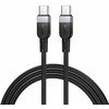 Silicone Cable USB C to USB C Hoco 3A 60W 1 m X109 juodas