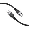 Silicone Cable USB C to USB C Hoco 3A 60W 3 m X109 juodas