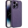 Oem Dėklas Silicone Mag Cover (MagSafe) skirtas iPhone 14 Pro violetinis