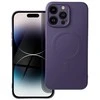 OEM dėklas, skirtas iPhone 14 PRO MAX silikoniniam Mag dėklui, suderinamas su MagSafe (apsauga nuo kameros), tamsiai violetinis