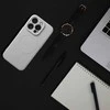 OEM dėklas, skirtas „iPhone 15 PRO MAX“ silikoniniam „MagSafe“ dėklui (kameros apsauga), titano pilkos spalvos