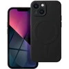 OEM dėklas, skirtas iPhone 13 MINI, silikoninis Mag dėklas, suderinamas su MagSafe (kameros apsauga), juodas
