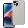 OEM dėklas, skirtas „iPhone 14“ silikoniniam „Mag“ dėklui, suderinamas su „MagSafe“ (fotoaparato apsauga), baltas