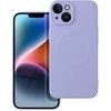 Oem Dėklas Silicone Mag Cover (MagSafe) skirtas iPhone 14 violetinis