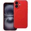 Oem Originalus „iPhone 16“ silikoninis dėklas, suderinamas su „MagSafe“ (fotoaparato apsauga), raudonas