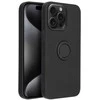 Dėklas Oem Case for iPhone 15 PRO MAX Silicone Ring juodas