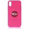 Siliconering SILICONE RING CASE IPHONE 7 PLUS / 8 PLUS Rožinis
