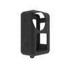 Silikoninis dėklas Puluz skirtas DJI Osmo Action 4/3 su objektyvo dangteliu (juodas)